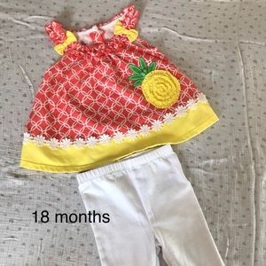 Toddler girl summer outfit. NWOT